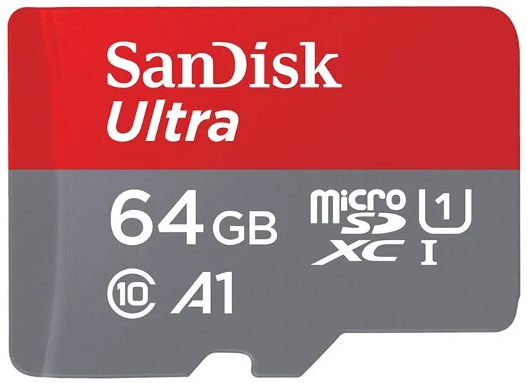 Pamäťová karta SanDisk microSDXC 64GB Ultra + SD adaptér