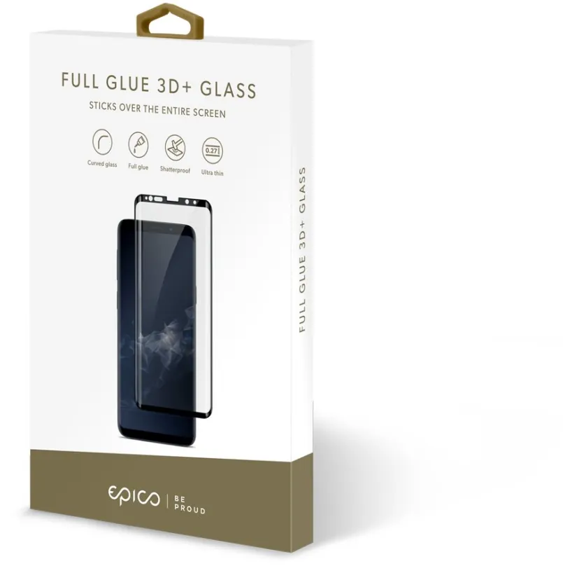 Ochranné sklo EPIC 3D + Glass LG Wing - čierne