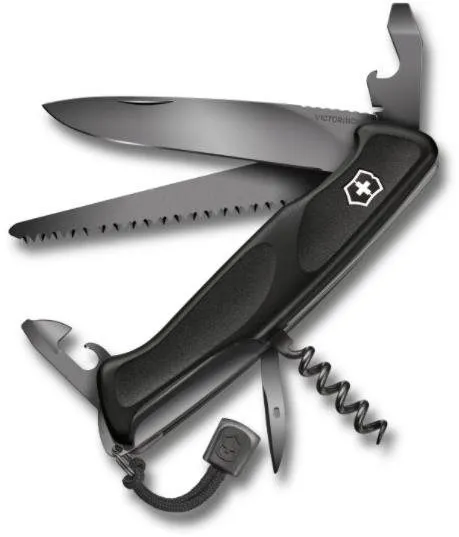Nôž VICTORINOX Vreckový nôž RANGER GRIP 55 ONYX BLACK