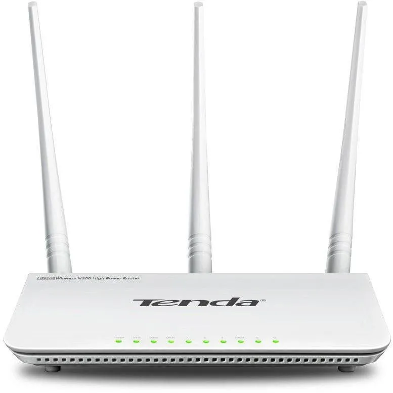 WiFi router Tenda F3 (F303), štandard 802.11/b/g/n, maximálna rýchlosť Wi-Fi 300 Mb/s, sin