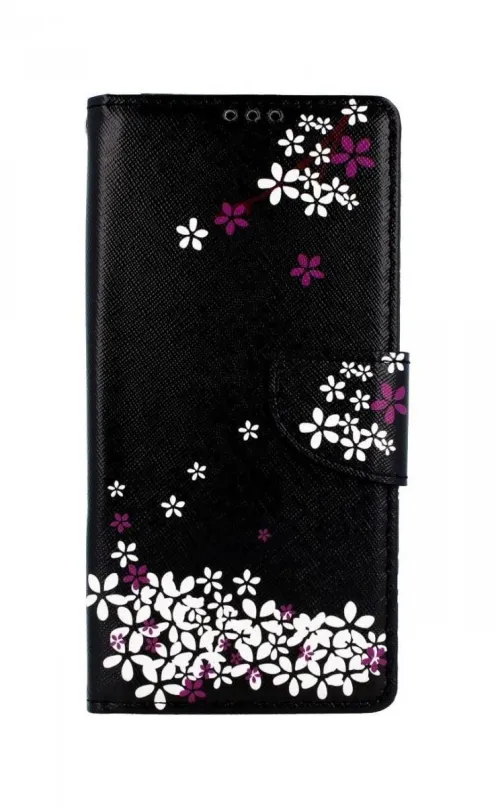 Kryt na mobil TopQ Xiaomi Redmi Note 9 Pre knižkový Kvety sakury 50625