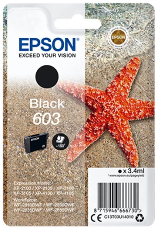 Cartridge Epson 603 čierna