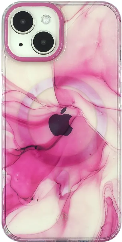 Kryt na mobil COLOR INK kryt s MagSafe na iPhone 12 Pro Max - Pink, pre Apple iPhone 12 Pr