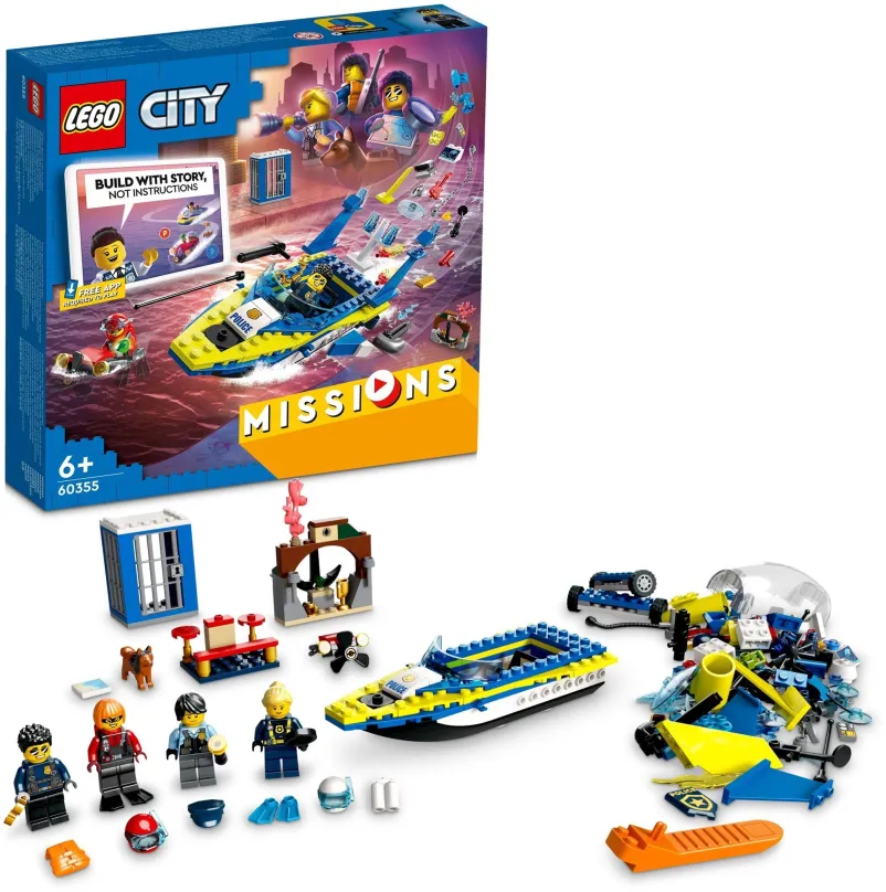 LEGO stavebnica LEGO® City 60355 Misia detektíva pobrežnej stráže