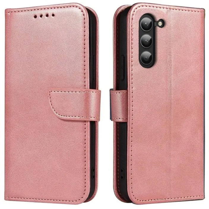 Puzdro na mobil MG Magnet knižkové puzdro pre Samsung Galaxy S23 Ultra, ružové