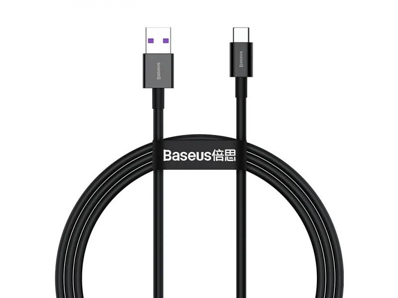 Baseus Superior Series rýchlonabíjací kábel USB/Type-C 66W 1m čierna