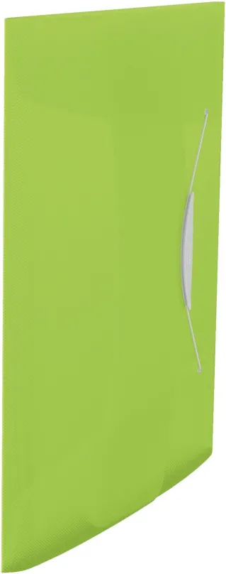 Dosky na dokumenty ESSELTE VIVIDA A4 s gumičkou, transparentná zelená