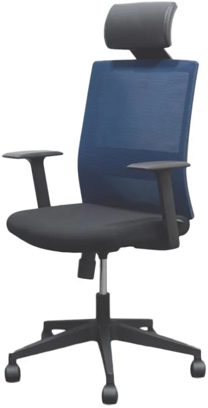 Kancelárska stolička DALENOR Berry HB, textil, tmavo modrá