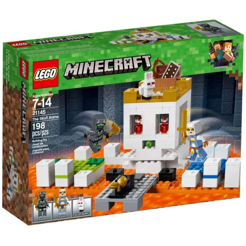 Stavebnica LEGO Minecraft 21145 Bojová aréna, pre chlapcov aj dievčatá, odporúčaný vek od