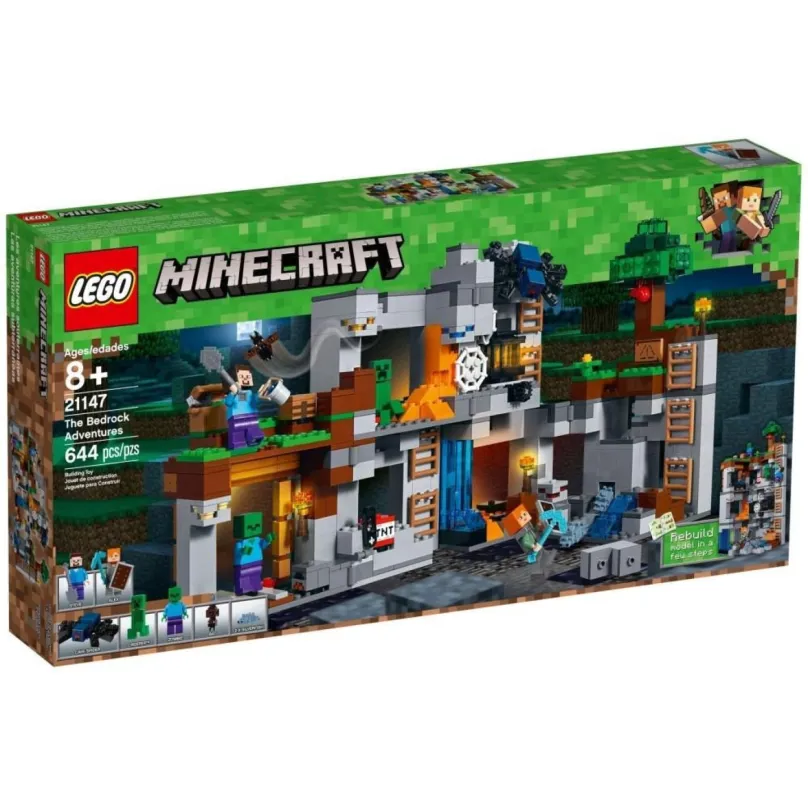 Stavebnice LEGO Minecraft 21147 Skalný dobrodružstvo