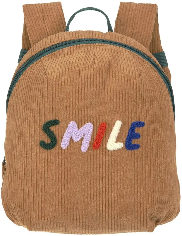 Batôžtek Lässig Tiny Backpack Cord Little Gang Smile caramel