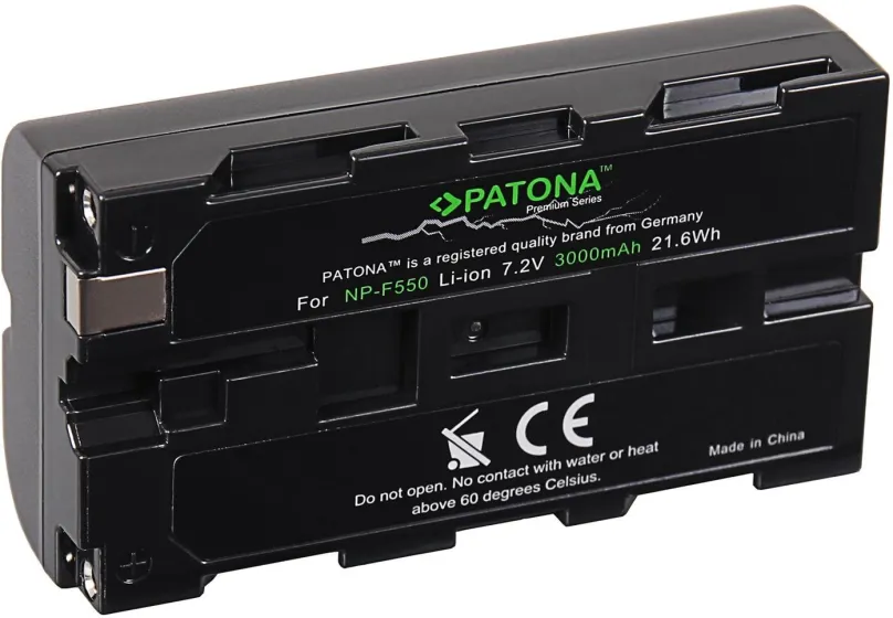 Batéria pre fotoaparát PATONA pre Sony NP-F550 3000mAh Li-Ion 7,2V Premium