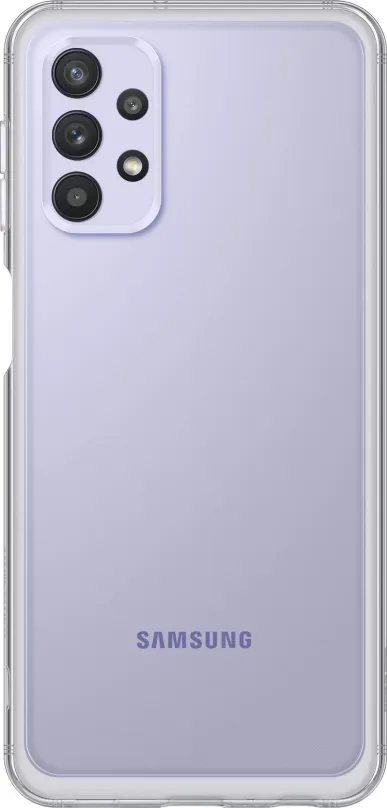 Kryt na mobil Samsung Polopriehľadný zadný kryt pre Galaxy A32 (5G) priehľadný