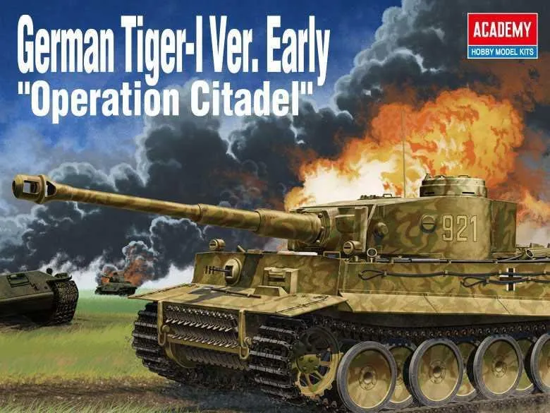 Model tanku Model Kit tank 13509 - German Tiger-I Ver. EARLY "Operation Citadel"