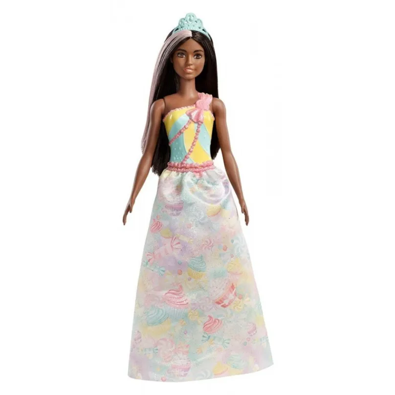 Mattel Barbie Princezná brunetka, FXT16