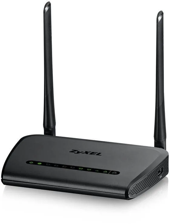 WiFi router Zyxel NBG6515, WiFi 5, 802.11s/b/g/n/ac, až 750 Mb/s, dual-band, 4× GLAN, 2×