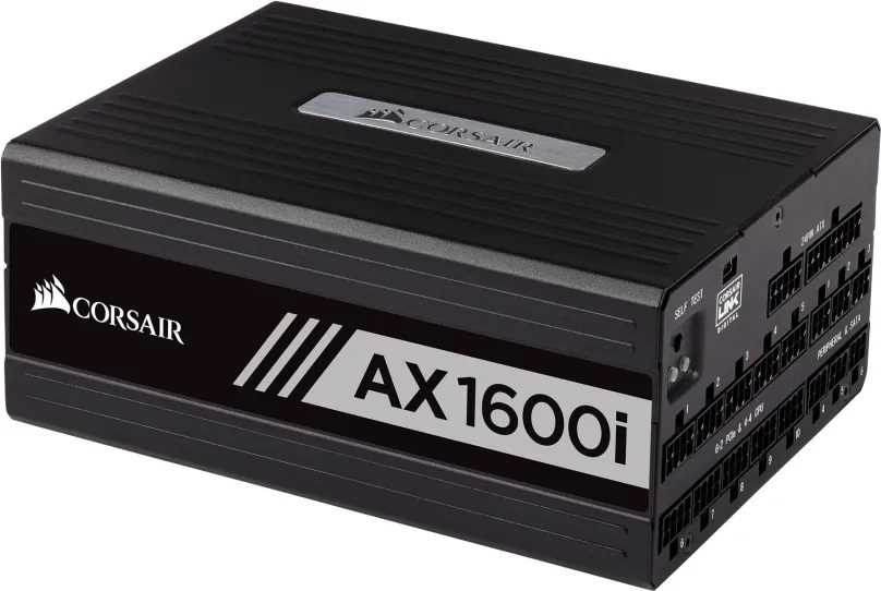 Počítačový zdroj Corsair AX1600i, 1600W, ATX, 80 PLUS Titanium, účinnosť 94%, 8 x PCIe (8-