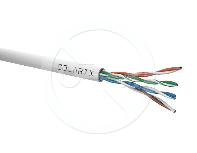 Inštalačný kábel Solarix Cat5E UTP drôt PVC, SXKD-5E-UTP-PVC