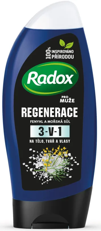 Sprchový gél RADOX Regenerácia sprchový gél pre mužov 3v1 250 ml