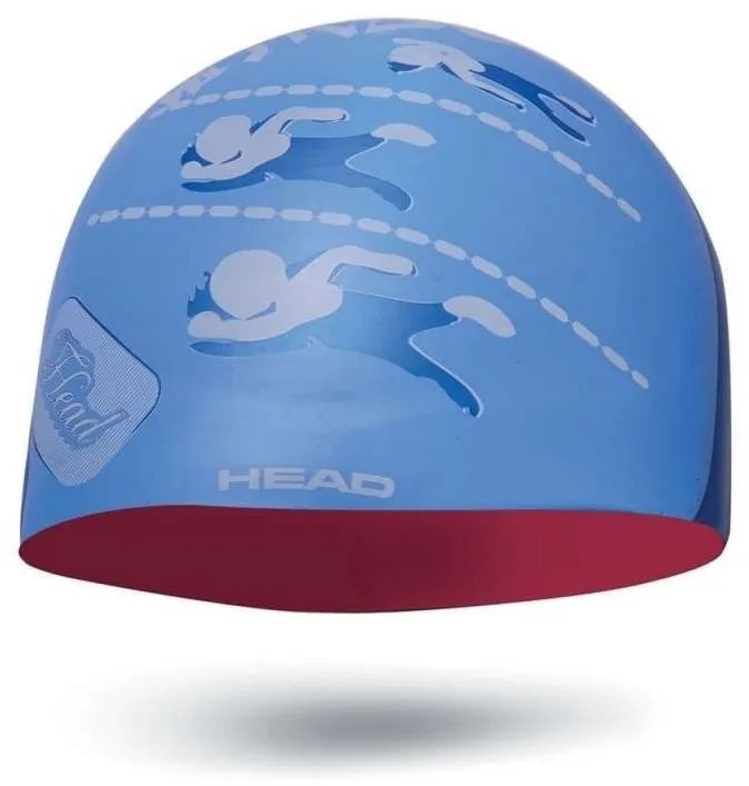 Plavecká čiapka Head Silicone Sketch junior, modrá / plavec