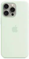 Kryt na mobil Apple iPhone 15 Pro Max Silikónový kryt s MagSafe svetlo mätový