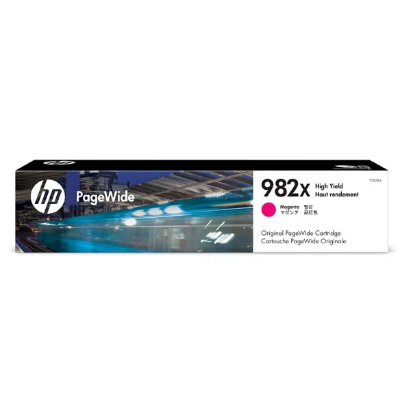 HP originálny ink T0B28A, HP 982X, Magenta, 16000str., High Capacity, HP PageWide Enterprise Color 765, 780, 785