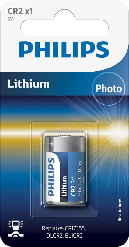 Gombíková batéria Philips CR2 1 ks v balení