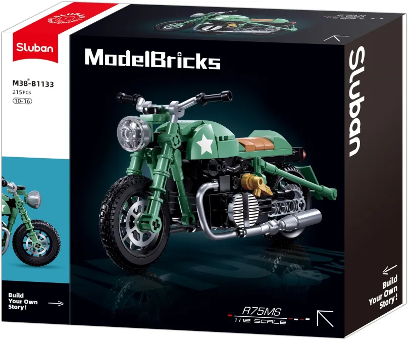 Stavebnica Sluban Model Bricks M38-B1133 Motorka R75