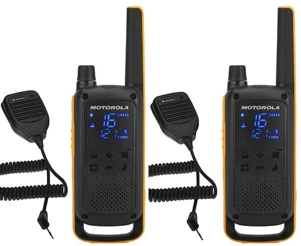 Vysielačky Motorola TLKR T82 Extreme, RSM Pack, žltá/čierna