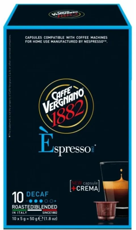 Kávové kapsule Vergnano Espresso Decafeinato 10ks