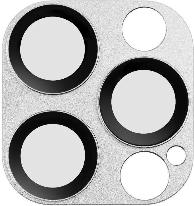 Ochranné sklo na objektív COTEetCI sklo na fotoaparát pre Apple iPhone 12 Pro Max 6.7'' strieborné