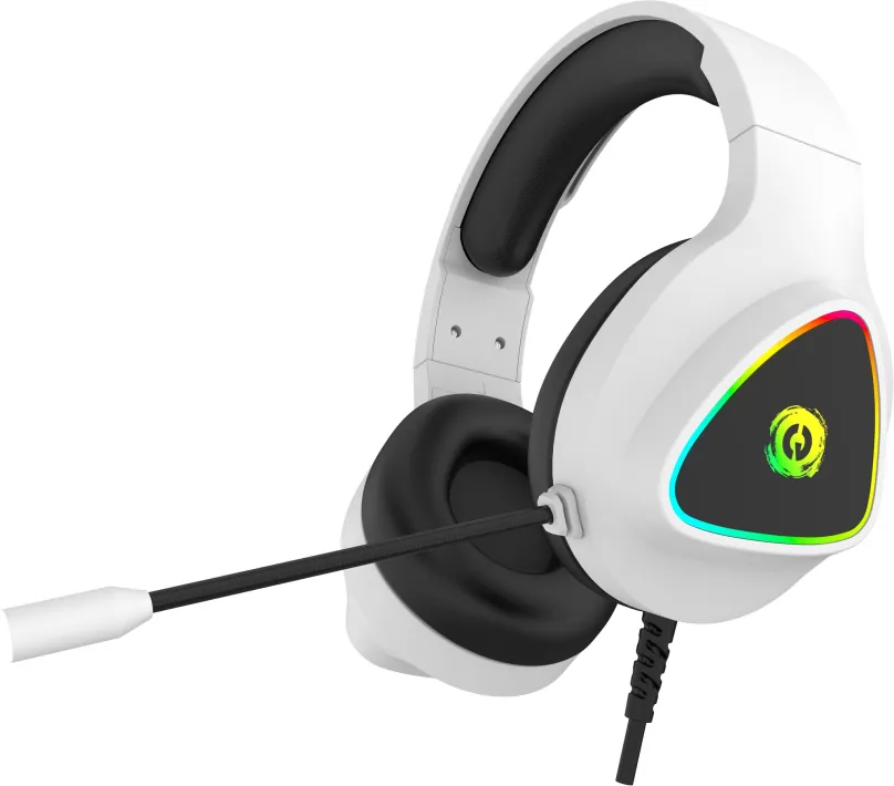CANYON Herný headset Shadder GH-6, LED, PC/PS4/Xbox, Deep bass, kábel 2m, USB + 2x3, 5F TRS jack + rozbočovač