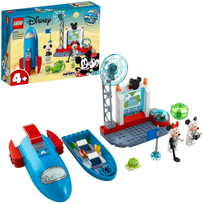 LEGO stavebnica LEGO® | Disney Mickey and Friends 10774 Myšiak Mickey a Myška Minnie ako kozmonauti