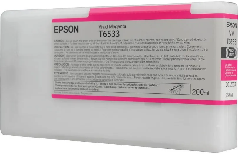 Cartridge Epson T6533 purpurová