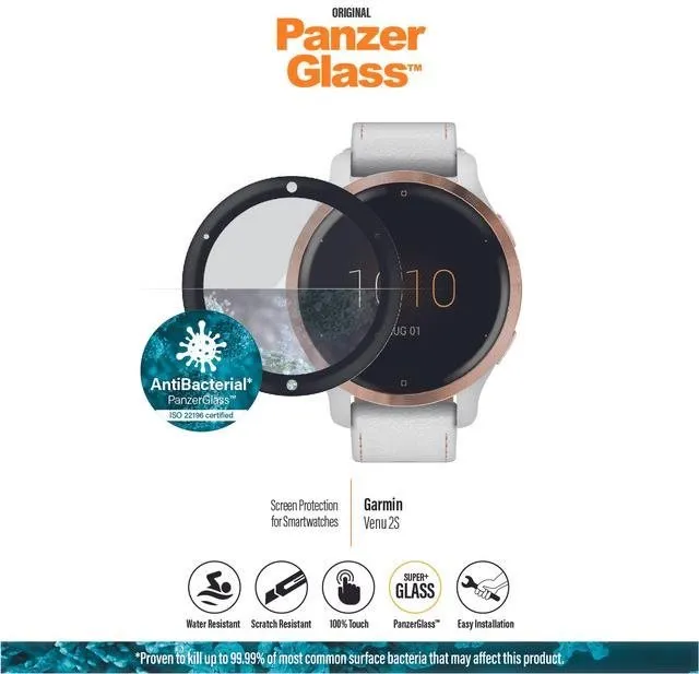Ochranné sklo PanzerGlass™ Garmin Venu 2S / Vivoactive 4s, pre chytré hodinky Garmin Venu