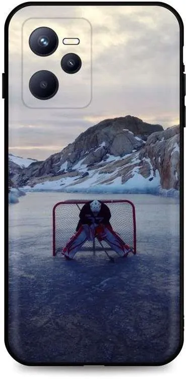 Kryt na mobil TopQ Kryt Realme C35 Hockey Goalie 74484, pre Realme C35, materiál TPU, mäkk