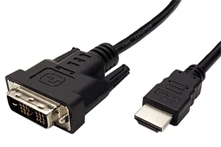 Value DVI-HDMI kábel, DVI-D (M) - HDMI M, 1m