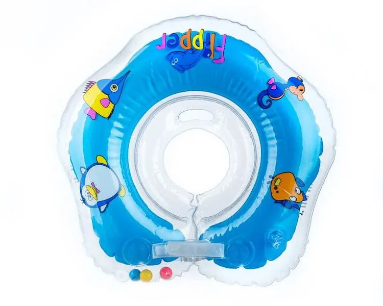 Kruh Plávací nákrčník Flipper modrý