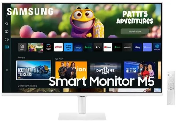 27" Samsung Smart Monitor M50C, biely