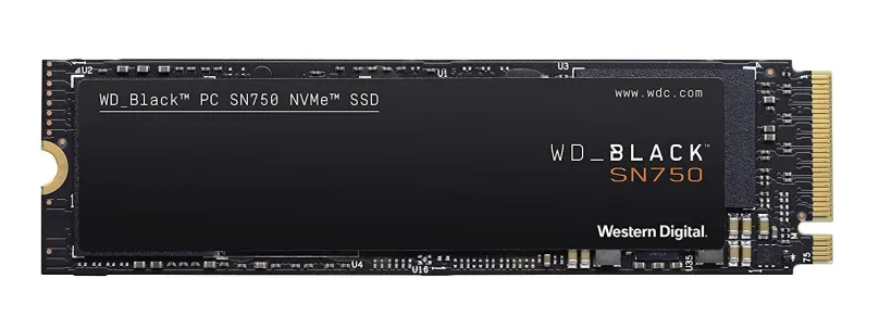 SSD disk WD Black SN750 NVMe SSD 500GB, M.2 (PCIe 3.0 4x NVMe), 3D NAND, rýchlosť čítania