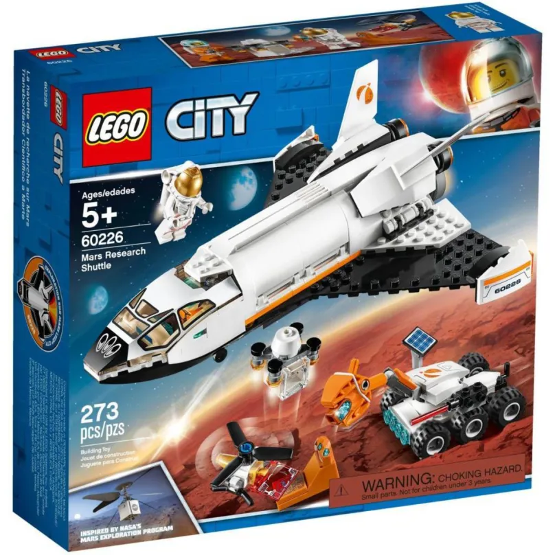 LEGO stavebnice LEGO City Space Port 60226 Raketoplán skúmajúci Mars