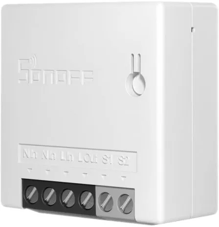WiFi spínač Sonoff MINIR2 Wi-Fi DIY Smart Switch, pre osvetlenie, pripojenie: WiFi 2,4 GHz