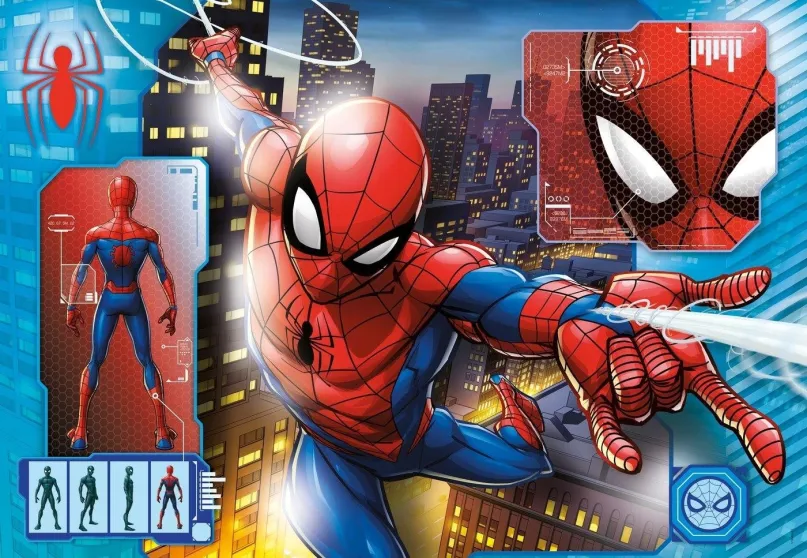 Puzzle Clementoni Puzzle Spiderman: Profil 104 dielikov