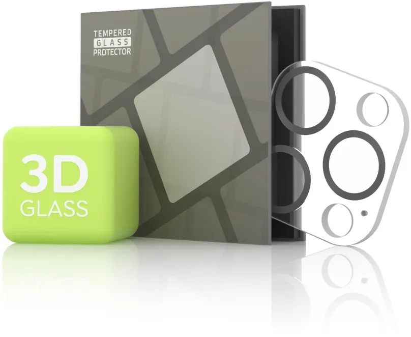 Ochranné sklo na objektív Tempered Glass Protector pre kameru iPhone 12 Pro Max, sivá