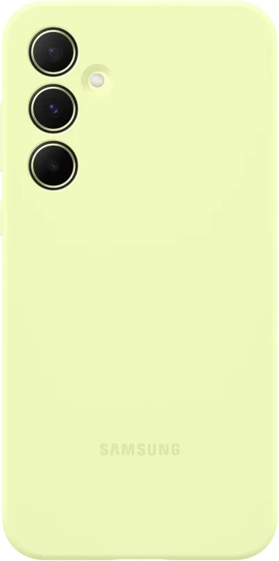 Kryt na mobil Samsung Galaxy A55 Silikónový zadný kryt Lime