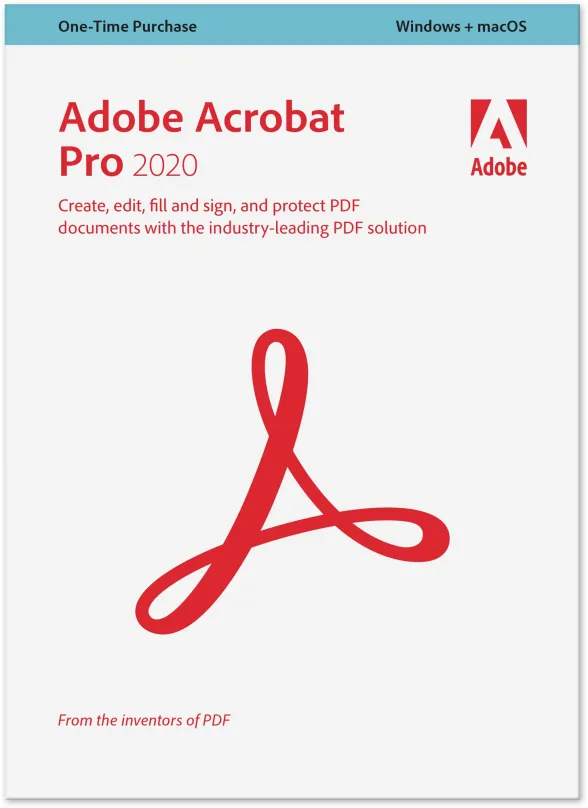 Kancelársky softvér Adobe Acrobat Pro, Win/Mac, SK (BOX)