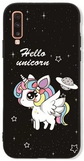 Kryt na mobil TopQ LUXURY Samsung A70 pevný Unicorn 41994, pre Samsung Galaxy A70, materiá