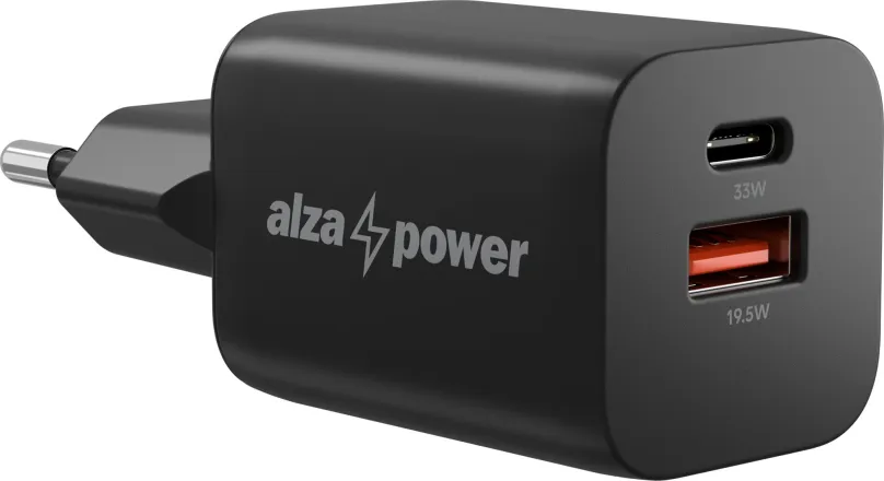 Nabíjačka do siete AlzaPower A133 Fast Charge 33W čierna