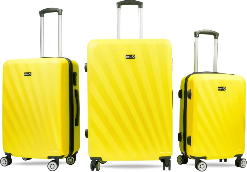 Sada kufrov Aga Travel Sada cestovných kufrov MR4653 Žltá