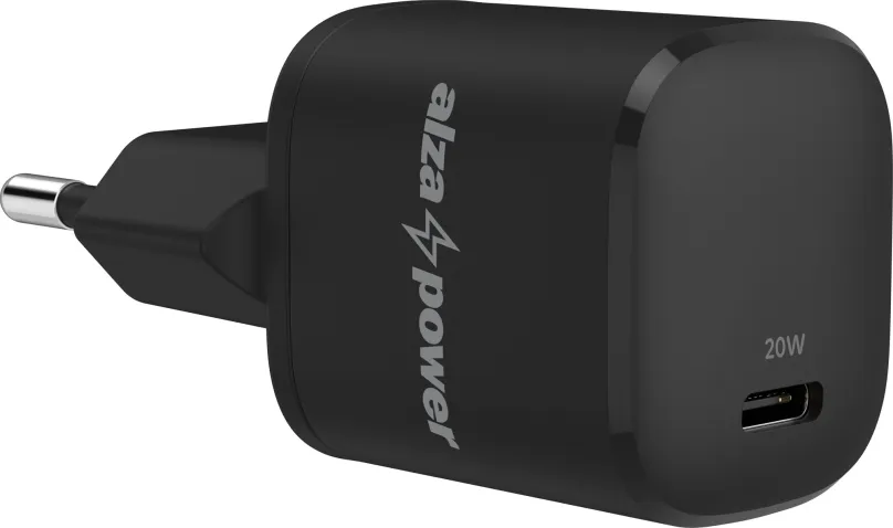 Nabíjačka do siete AlzaPower G100 mini Fast Charge čierna